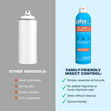 Safer Brand Safer Home SH111 Indoor Ant, Roach, Spider, Fly, Silverfish & Flea Killer Spray – CFC Free Aerosol Made with Natural Oils – 13.25 oz, 13.25 Ounce (Pack of 1), Blue