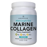 AMANDEAN Marine Collagen Peptides Powder. 500g Wild-Caught Hydrolyzed Fish Collagen Supplement for Women & Men. Type 1 & 3 Collagen Protein. Amino Acids for Skin, Hair, Nails & Graceful Aging.