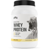 Levels Grass Fed 100% Whey Protein, No Hormones, Vanilla Bean, 2LB