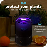 Katchy Automatic Indoor Insect Trap - Self-Activating Killer for Mosquitos, Gnats, Moths, Fruit Flies - Non-Zapper Traps for Inside Your Home - Catch Insects with Suction, Bug Light & Sticky Glue