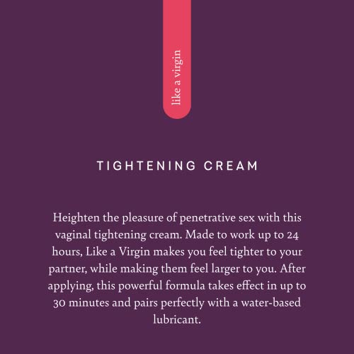 Pure Romance Women's Vaginal Tightening Cream, Fast-Acting 24-Hour Vaginal Tightener, Vaginal Tightening Cream for Women Looking for Rejuvenation, 0.5 Fl Oz