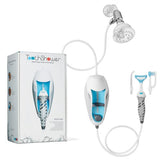 ToothShower Shower-Powered Water Flosser for Teeth Includes: Water Pick Dental Flosser, Water Flossing Dual-Head Toothbrush, 7-Stream Gum Massager