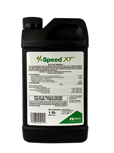 Nufarm 4-Speed XT Herbicide, Superior Broadleaf Weed Control, 32 oz ...