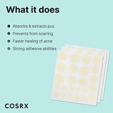 COSRX Acne Pimple Patch Absorbing Hydrocolloid Original 3 Size Patches for Blemishes and Zits Cover, Spot Stickers for Face and Body, Not Tested on Animals, No Toxic Ingredients (72 Count (Pack of 3))