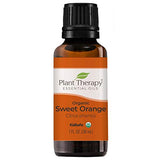 Plant Therapy Sweet Orange Organic Essential Oil 100% Pure, USDA Certified Organic, Undiluted, Natural Aromatherapy, Therapeutic Grade 30 mL (1 oz)
