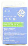 GE100 Blood Glucose Test Strips - 4/Boxes of 50 Strips = 200/Total Strips