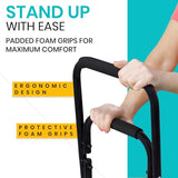 Vive Chair Stand Assist for Elderly - Portable Standing Up Assistance for Seniors - Self Lift Aid Disabled & Handicap Fall Prevention - Padded Cane Bars Help You Get Up from Couch, Bed, & Floor