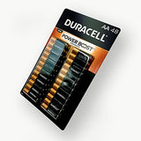 Duracell Coppertop Alkaline-Manganese Dioxide AA Battery, 1.5V, (Pack of 48)