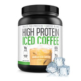 Iced Coffee, High Protein Coffee Keto Friendly, 18g of Protein, 2g Carbs, Natural Ingredients (18 Servings, Vanilla Latte)