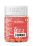OLLY Probiotic + Prebiotic Gummy, Digestive Support and Gut Health, 500 Million CFUs, Fiber, Adult Chewable Supplement for Men and Women, Peach, 30 Day Supply - 30 Count