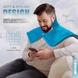 Heating Pad for Neck and Shoulders, Weighted Neck Heating Pad for Pain Relief, Gifts for Women Mom Men Dad, Mothers Day Fathers Day Christmas Birthday Gifts, 6 Heat Setting 2H Auto-Off Home Office