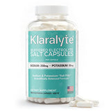 Klaralyte Buffered Electrolyte Salt Capsules, 300 Capsules Value Size, Sodium & Potassium Dietary Supplement