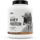 Levels Grass Fed 100% Whey Protein, No GMOs, Chocolate Peanut Butter, 5LB