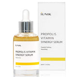 IUNIK Propolis 70% Vitamins 17% Synergy Serum -Centella, Fruits Extract Calming Soothing Deep Nourishing for Dry Dull Spot Hyperpigmentation Sensitive Acne-prone Skin No Pore Clogging Korean Skincare