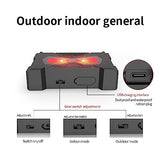 Solar Powered Nocturnal Animal Repeller, Predator Control with Bright Strobe LED Lights Repellent Device, Outdoor Deterrent Coyote Raccoon Deer Fox Skunk Squirrel for Garden