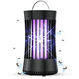 AICase Portable USB Electronic Rechargeable Mosquito Killer Lamp/Bug Zapper for Summer Trip,Outdoor Camping,Patio,Home and Garden,Mosquito Trap Indoor,Moth Trap/Bug Killer/Mosquito Killer Light(Black)