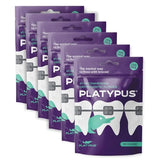 Platypus Orthodontic Flossers for Braces- Unique Structure Fits Under Arch Wire, Floss Entire Mouth in Two Minutes, Increases Flossing Compliance, Will Not Damage Braces - 30 Count Bag (Pack of 6)