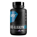 EFX Sports Kre-Alkalyn EFX | pH Correct Creatine Monohydrate Pill Supplement | Strength, Muscle Growth & Performance | 60 Servings, 120 Capsules