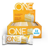 ONE Protein Bars, Lemon Cake, Gluten Free Protein Bars with 20g Protein and only 1g Sugar, Guilt-Free Snacking for High Protein Diets, 2.12 oz (12 Pack)