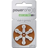Power One Size P312, 2 Pack (120 Batteries)