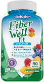 Vitafusion Fiber Well Fit Gummies Supplement, 90 Count (Pack of 1)