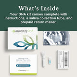 AncestryDNA Genetic Test Kit: Personalized Genetic Results, DNA Ethnicity Test, Origins & Ethnicities, Complete DNA Test