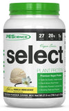 PEScience Select Vegan Plant Based Protein Powder, Vanilla Indulgence, 27 Serving, Premium Pea and Brown Rice Blend