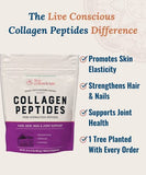 Collagen Peptides Powder - Naturally-Sourced Hydrolyzed Collagen Powder - Hair, Skin, Nail, and Joint Support - 41 Servings - 16oz