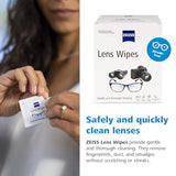 ZEISS Pre-Moistened Lens Cleaning Wipes, 200 Count