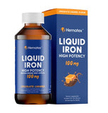 Iron Supplement High Potency Liquid Iron for Adults by Hematex - 100mg Polysaccharide Iron Complex Iron Supplements for Anemia and Iron Deficiency