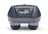 Thumper Sport Percussive Massager - Deep Tissue Home use Massager for Muscles, Back, Shoulders, Legs, arms. Portable percussive Therapy Action Electric Handheld Massager with Long Handle