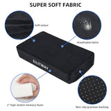 Knee Scooter Pad Cover, Comes With 2'' of Highly Resilient Memory Foam, Soft and Comfortable Knee Scooter Cushion, Removable Memory Foam, Machine Washable Cloth Cover, Fits Any Knee Scooter （Black）