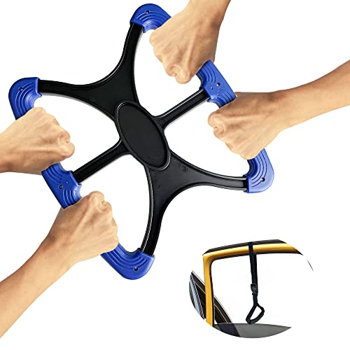 2pcs Liberty Lift Assist-Mobile Lift for Stair Device Help Me up Standing Aid for Elderly and Auto Cane Grab Handle, Portable Help Seniors Handicapped Transfer Assistant with No-Slip Grip Handles