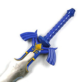 Zelda Link Master Sword Twilight Princess Fantasy Sword with Plaque - Blue (Blue)