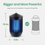 Bug Zapper Outdoor, Electric Mosquito Zapper Indoor, Fly Trap, Fly Zapper, Mosquito Killer, 20W UV Bulb Lamp, Waterproof Insect Repellent Catcher for Camping, Garden, Patio, Home, Kitchen, Backyard