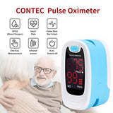 CONTEC LED CMS50M Pulse Oximeter,SpO2 and PR Value Waveform Blood Oxygen, Neck/Wrist Cord