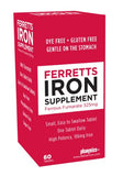 Pharmics - Ferretts Iron Supplement, High Potency 106 mg Elemental Iron - 60 tablets