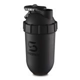 SHAKESPHERE Tumbler: Protein Shaker Bottle and Smoothie Cup, 24 oz - Bladeless Blender Cup Purees Raw Fruit with No Blending Ball - Drink Powder Mix Shake Mixer for Pre Workout, Gym (Matte Black)