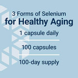 Life Extension Super Selenium Complex with Vitamin E – Cellular Health & Longevity Support – Gluten-Free, Non-GMO, Vegetarian –100 Capsules