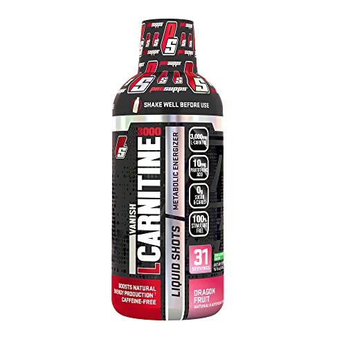 PROSUPPS® L-Carnitine 3000 Liquid, Stimulant Free Metabolic Enhancer, (31 Servings, Dragon Fruit)