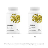 Thorne Vitamin K (Formerly 3-K Complete) - Vitamins K1 and K2 (as MK-4 and MK-7) - Supports Strong Bones - 60 Capsules