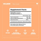 Health By Habit Collagen Supplement 2 Pack (120 Capsules) - Vitamin C & Vitamin E, 2000mg, Collagen Peptides, Superior Absorption, Support Your Skin, Non-GMO, Sugar Free (2 Pack)