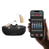 VODESON Advanced Bluetooth Hearing Aids for Seniors - Rechargeable and Noise Cancelling, Smart App Control, Ideal for Mild to Moderate Hearing Loss, OTC Digital Devices with 3 Scene Modes