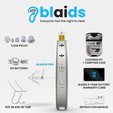 BlaidsX Pro Programmable Hearing Aids for Adults with Mobile App Hearing Test & Noise Cancellation, Hearing Aids for Seniors with Bluetooth, Dual Mic & 48 DSP Channels | USA-Made Multi Core Processor