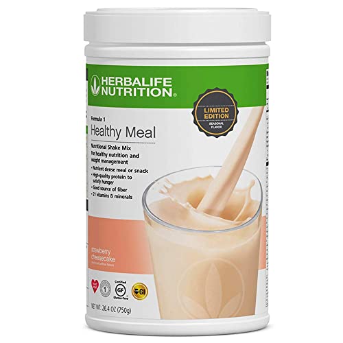 Herbalife Nutritional Meal Shake Mix Strawberry Cheesecake 26.4 Oz