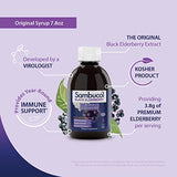 Sambucol Black Elderberry Syrup - Sambucus Syrup, Black Elderberry Liquid, Immune Support for Kids and Adults, High Antioxidants, Gluten Free - Original Formula, 7.8 Fl Oz, 2-Pack