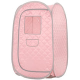 Smartmak Portable Sauna Tent, Foldable One Person Full Body Spa for Detox Therapy Without Steamer - LightPink