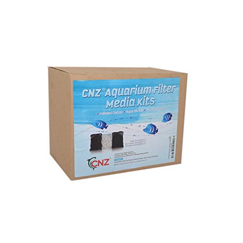 CNZ® Aquarium Filter Media Kits (Triple Pack) - Activated Carbon, bio Ball, Ceramic Ring