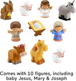 Fisher-Price Little People Toddler Playset Nativity Scene with Baby Jesus Mary & Joseph Figures for Christmas Play Ages 1+ Years