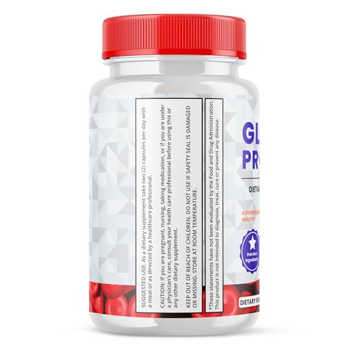 (5 Pack) Gluco Proven Capsules Advanced Formula Supplement - Gluco Proven Healthy Support Formula Supplement Pills Glucose Proven (300 Capsules)